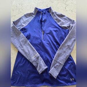 Under Armour Blue Quarter-Zip Pullover